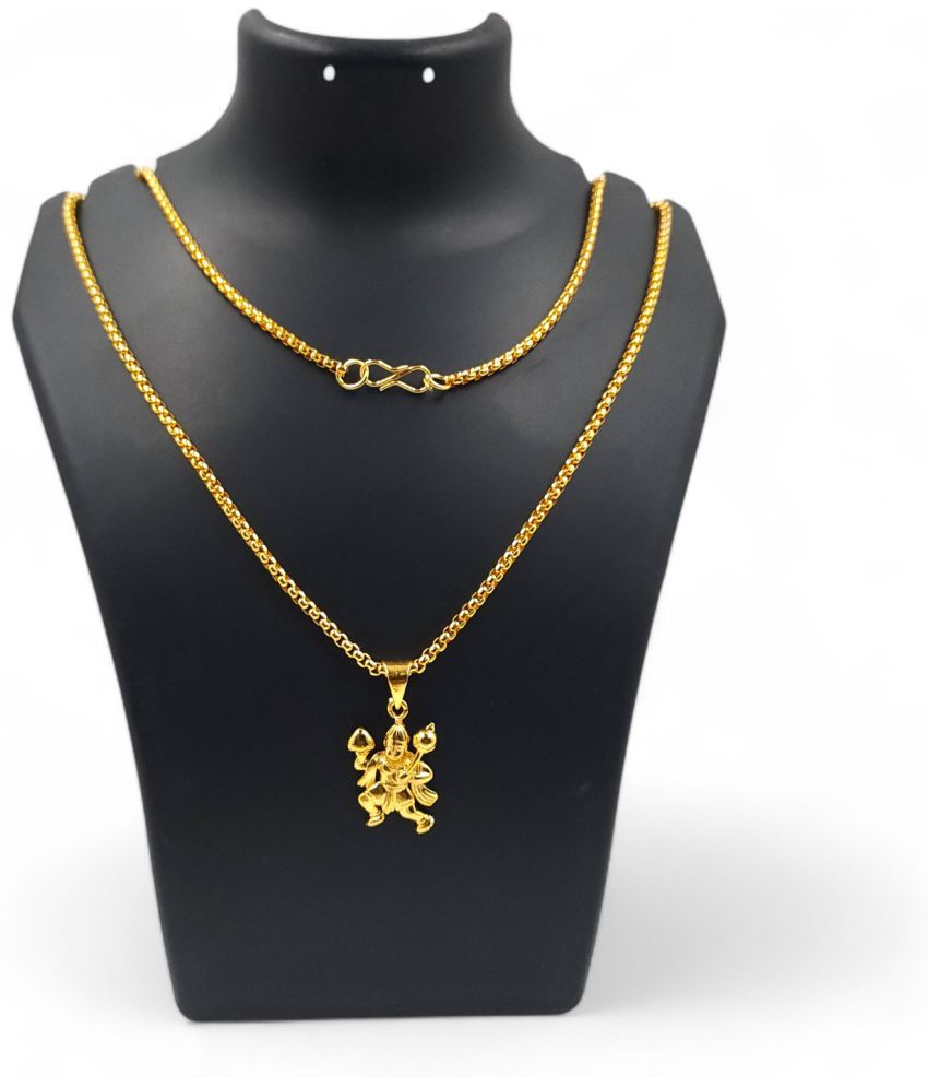     			QKATIKA Gold Pendant set ( Pack of 1 )