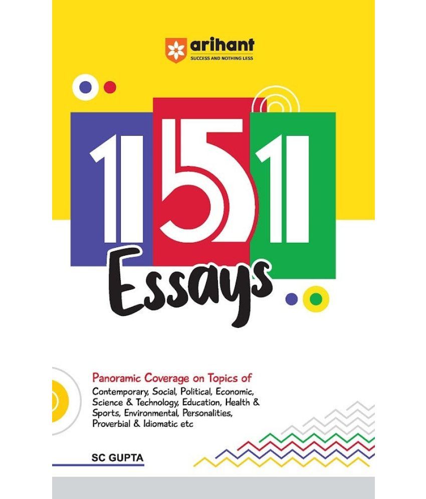     			Arihant 151 Essays | SC Gupta | English Medium