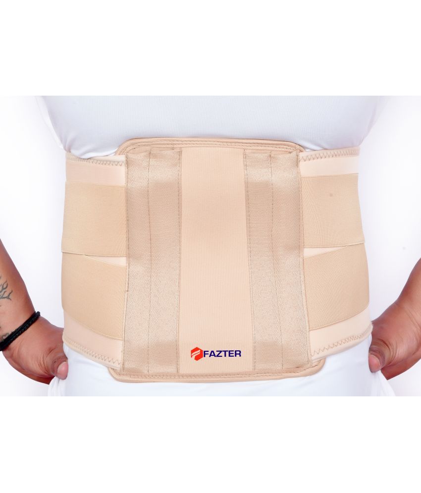     			FAZTER Contoured Support Belt, Back Support Belt For Back Pain, Back / Lumbar Support (Beige)