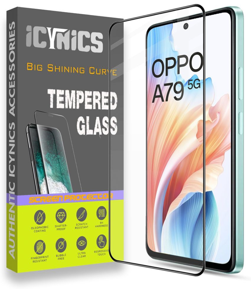     			Icynics Tempered Glass Compatible For Oppo A79 ( Pack of 1 )