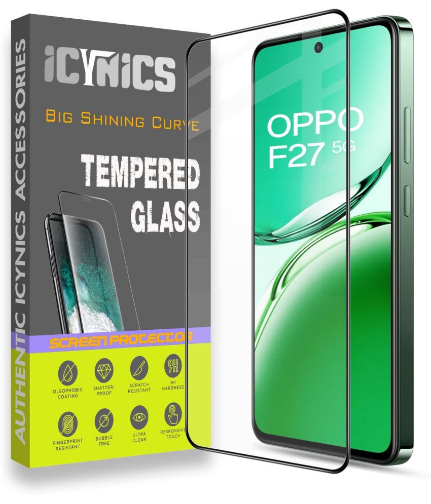     			Icynics Tempered Glass Compatible For Oppo F27 5G ( Pack of 1 )