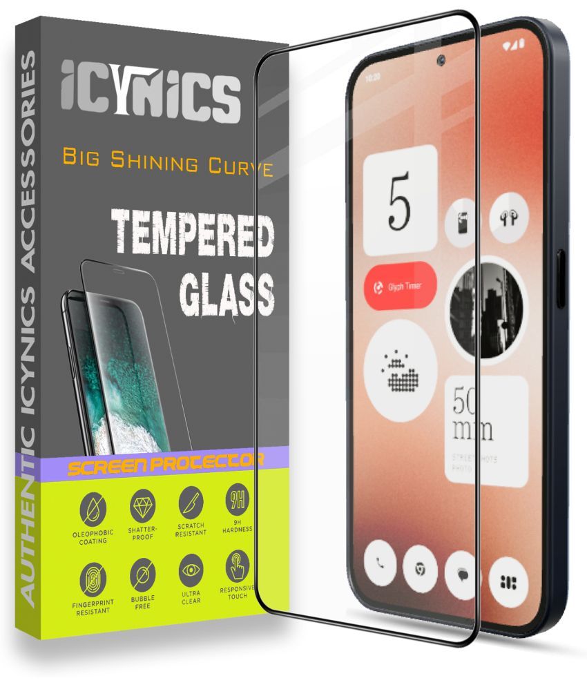     			Icynics Tempered Glass Compatible For Nothing Phone (2a) ( Pack of 1 )