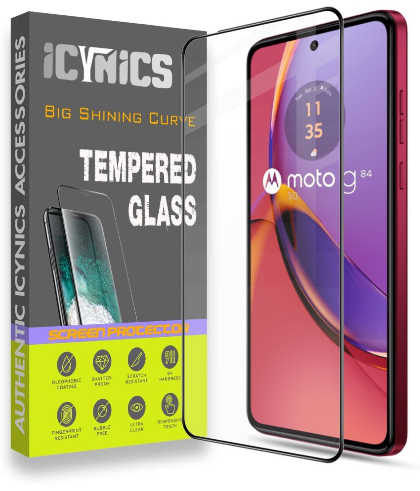     			Icynics Tempered Glass Compatible For Motorola Moto G84 ( Pack of 1 )