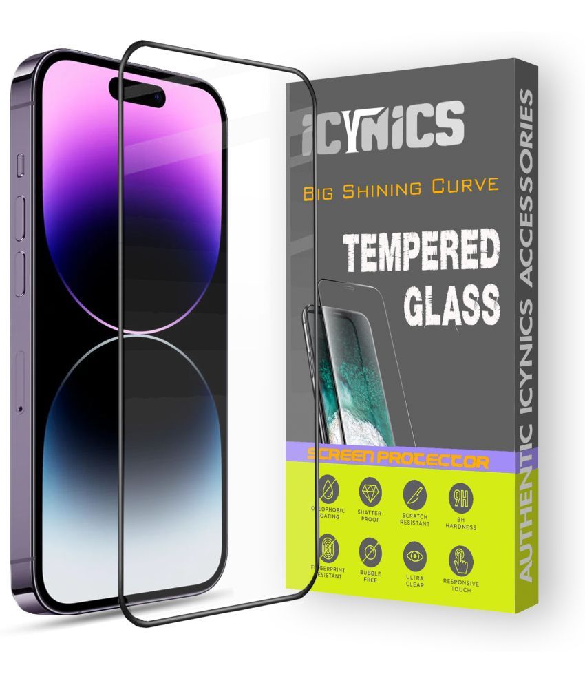     			Icynics Tempered Glass Compatible For Apple iPhone 14 Pro Max ( Pack of 1 )