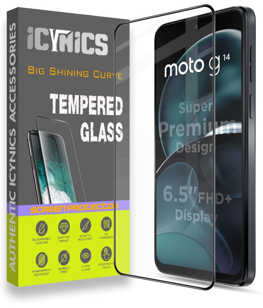     			Icynics Tempered Glass Compatible For Motorola G14 ( Pack of 1 )