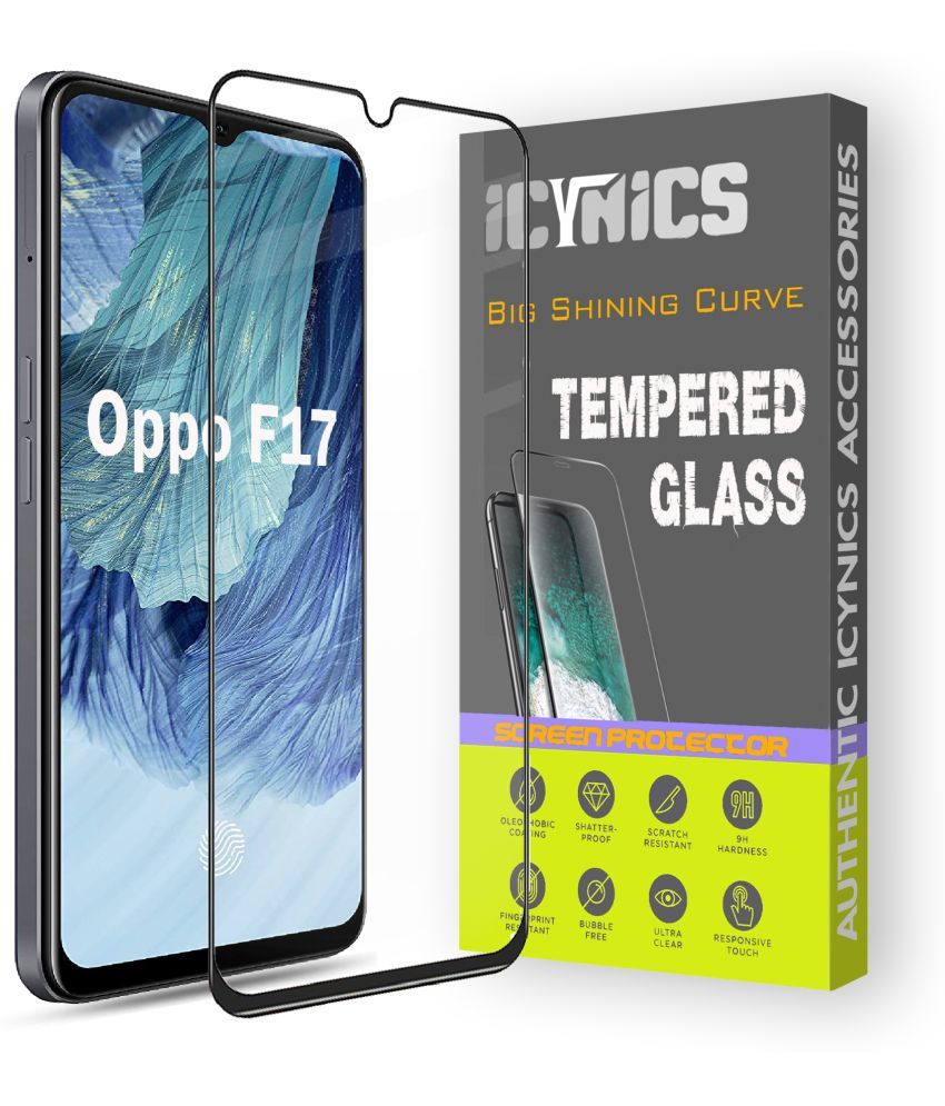     			Icynics Tempered Glass Compatible For Oppo F17 ( Pack of 1 )