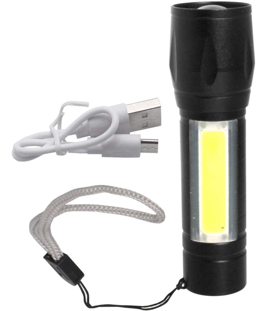     			Stylopunk - 2W Rechargeable Flashlight Torch ( Pack of 1 )