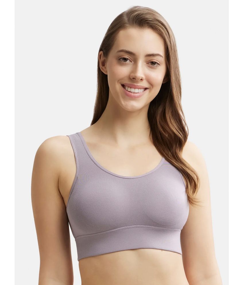     			Jockey Pack of 1 Rayon Lightly Padded Shaping Bra For Women ( Light Grey )