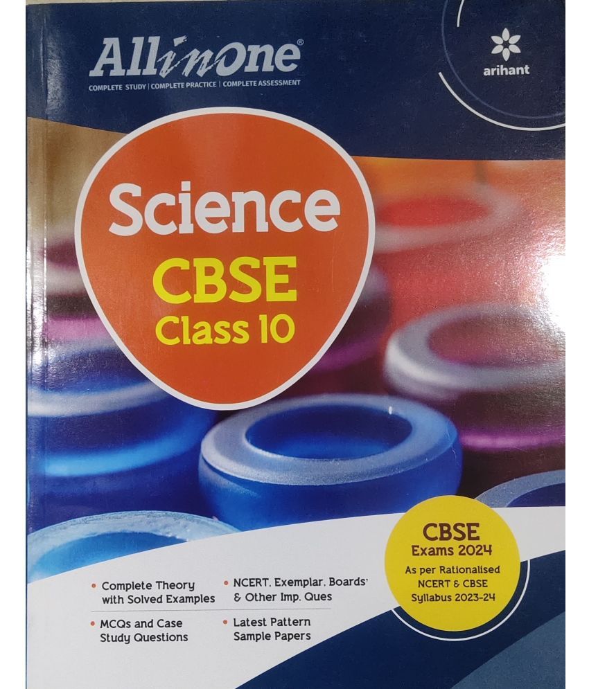     			Arihant All In One Science CBSE Class 10th Arihant Science CBSE Class 10th All In One Complete Theory With Solved Example Study Question CBSE Exam 201