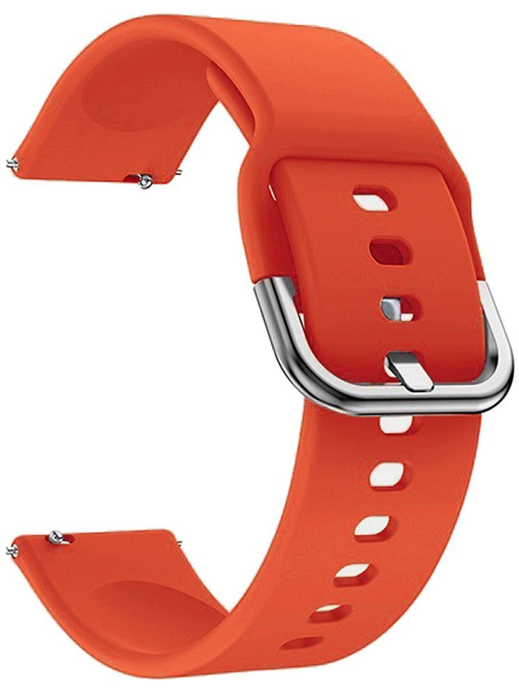     			ACM Watch Strap Silicone Belt 22mm compatible with Maxima Max Pro Crystal Smartwatch Sports Hook Band Orange