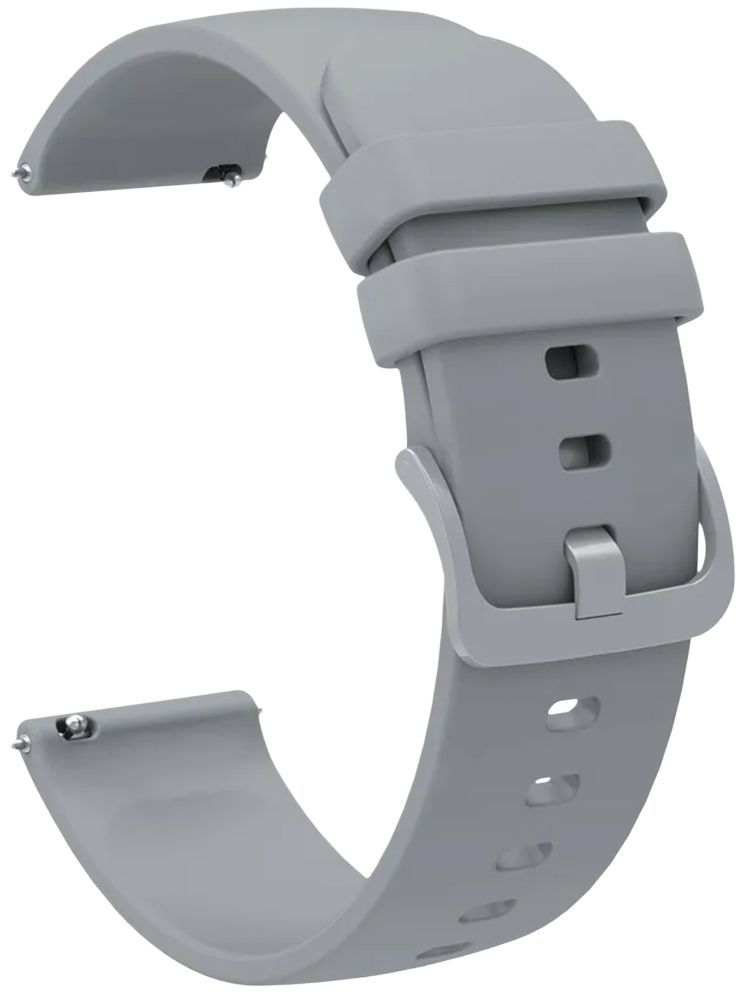     			ACM Watch Strap Silicone Belt 22mm compatible with Watchout Wearpods Teens Smartwatch Color Hook Band Grey