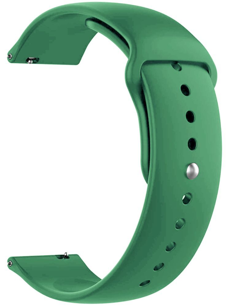     			ACM Watch Strap Silicone Belt 22mm compatible with Fire-Boltt Moonwatch Bsw179 Smartwatch Sports Band Green