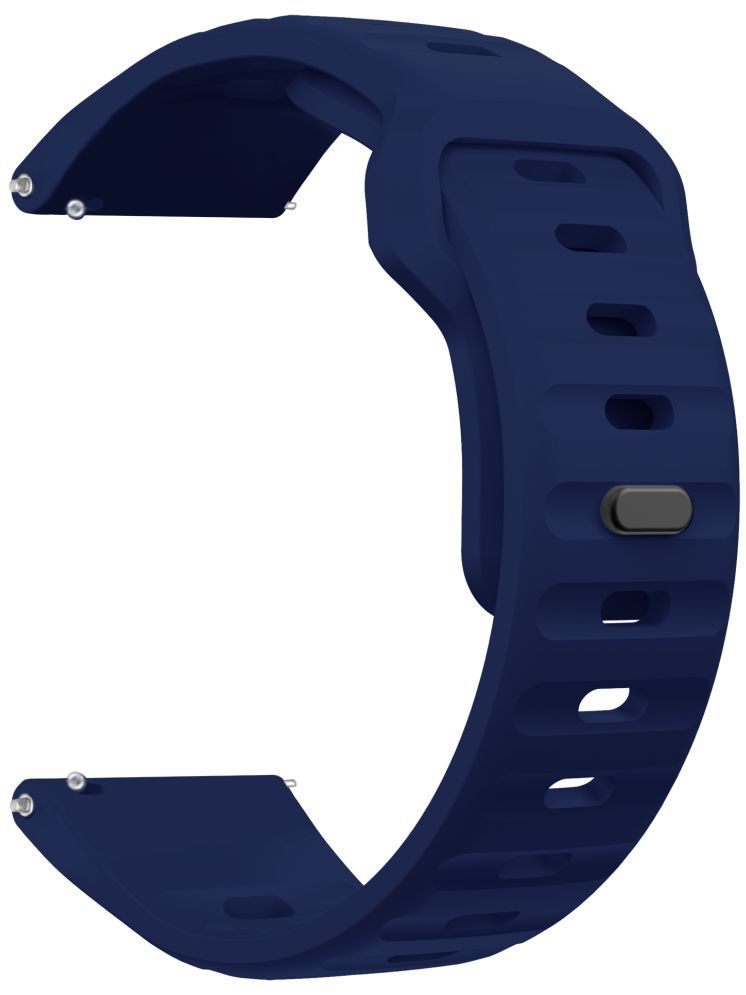     			ACM Watch Strap Sports Silicone Belt 22mm compatible with Maxima Max Pro Stream Smartwatch Breatheable Band Blue