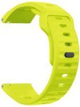 ACM Watch Strap Sports Silicone Belt 22mm compatible with Noise Colorfit Pulse 3 Max Smartwatch Breatheable Band Fluorescent Green