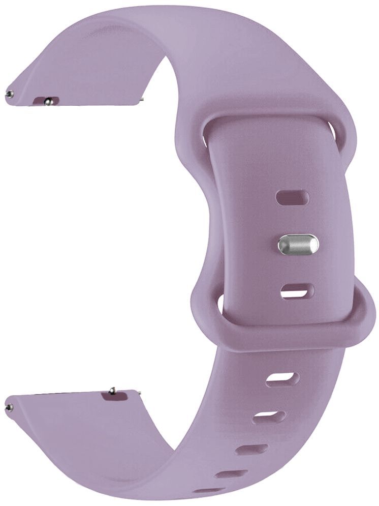     			ACM Watch Strap Silicone Belt 22mm compatible with Noise Colorfit Icon 3 Plus Smartwatch Sports Dual Closure Band Purple