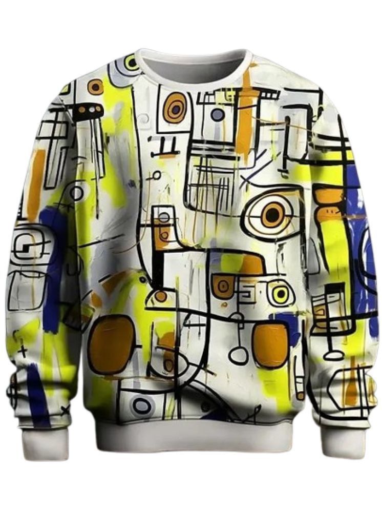     			yellow tree Polyester Round Neck Men's Sweatshirt - Multicolor ( Pack of 1 )