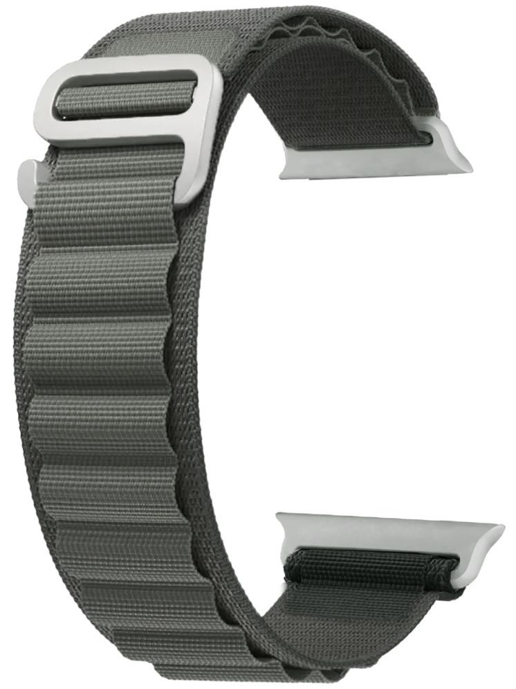     			ACM Watch Strap Slide Nylon compatible with Cellecor M4 Rush Smartwatch Sports Hook Band Grey