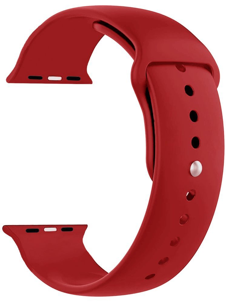     			ACM Watch Strap Slide Silicone Belt compatible with Maxima Max Pro Urbane Smartwatch Sports Band Red