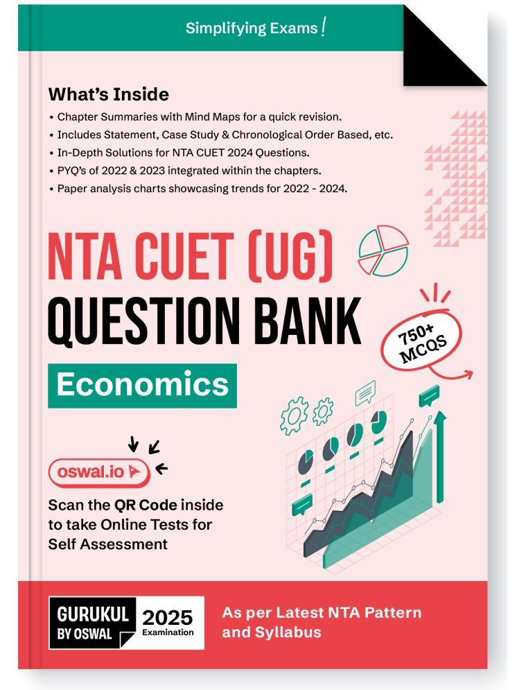     			Gurukul NTA CUET (UG) Economics Question Bank Exam 2025 : 750+ MCQs, Chapter Summary with Mind Maps, 2024 Solved Paper, PYQs, Paper Analysis Charts, C