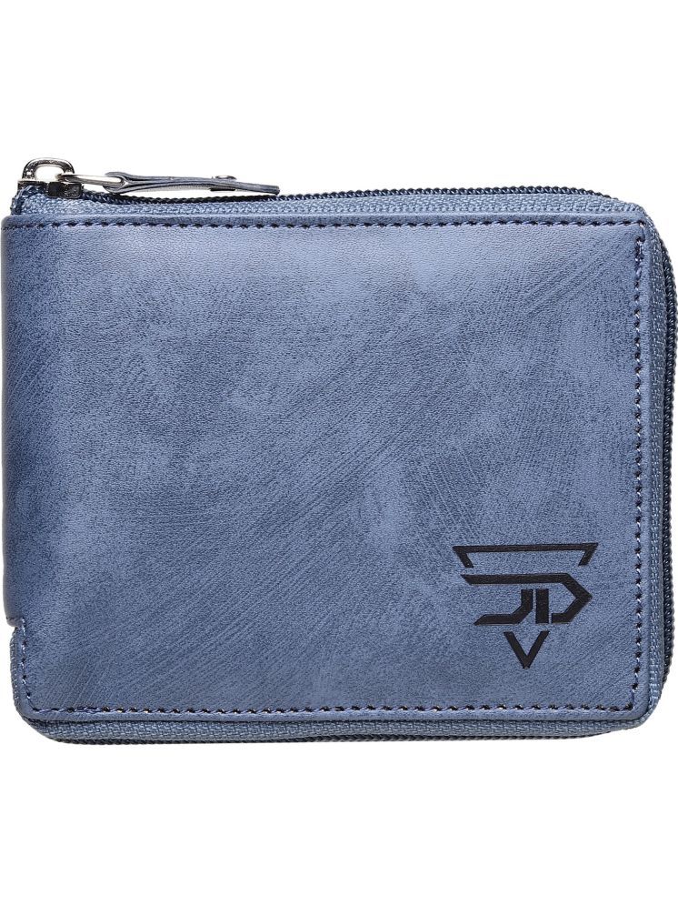     			JND Blue PU Men's Regular Wallet ( Pack of 1 )