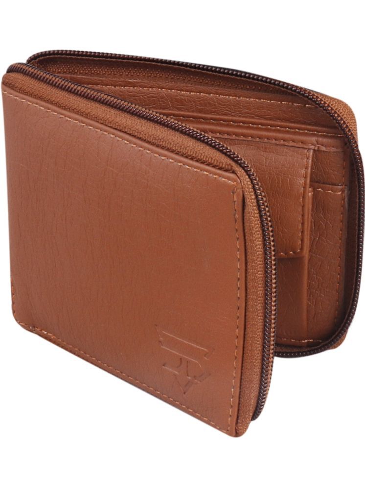     			JND Tan PU Men's Regular Wallet ( Pack of 1 )