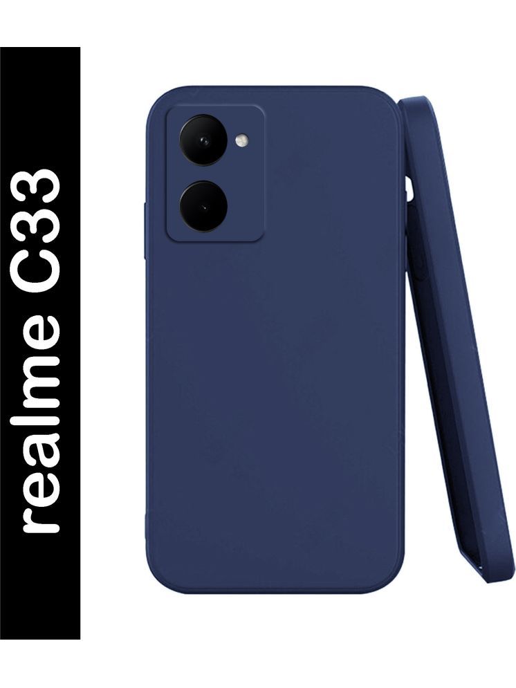     			Knotyy Plain Cases Compatible For Silicon realme C33 ( Pack of 1 )