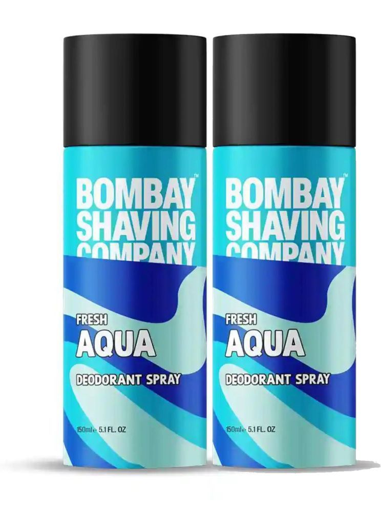     			Bombay Shaving Company Fresh Aqua Deodorant Spray for Men 300 ml ( Pack of 2 )