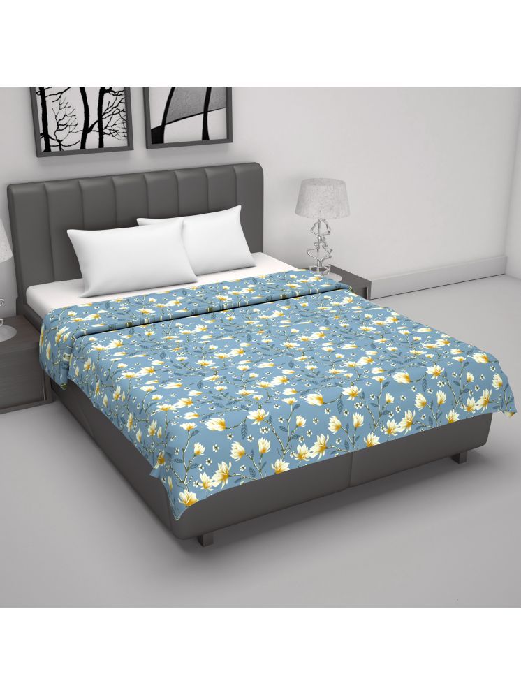     			DIVINE CASA Cotton Floral Double Bed Dohar - ( )