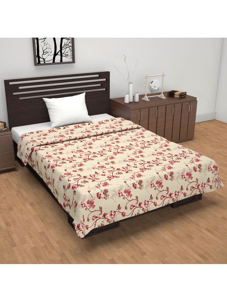     			DIVINE CASA Cotton Floral Single Bed Dohar - ( )