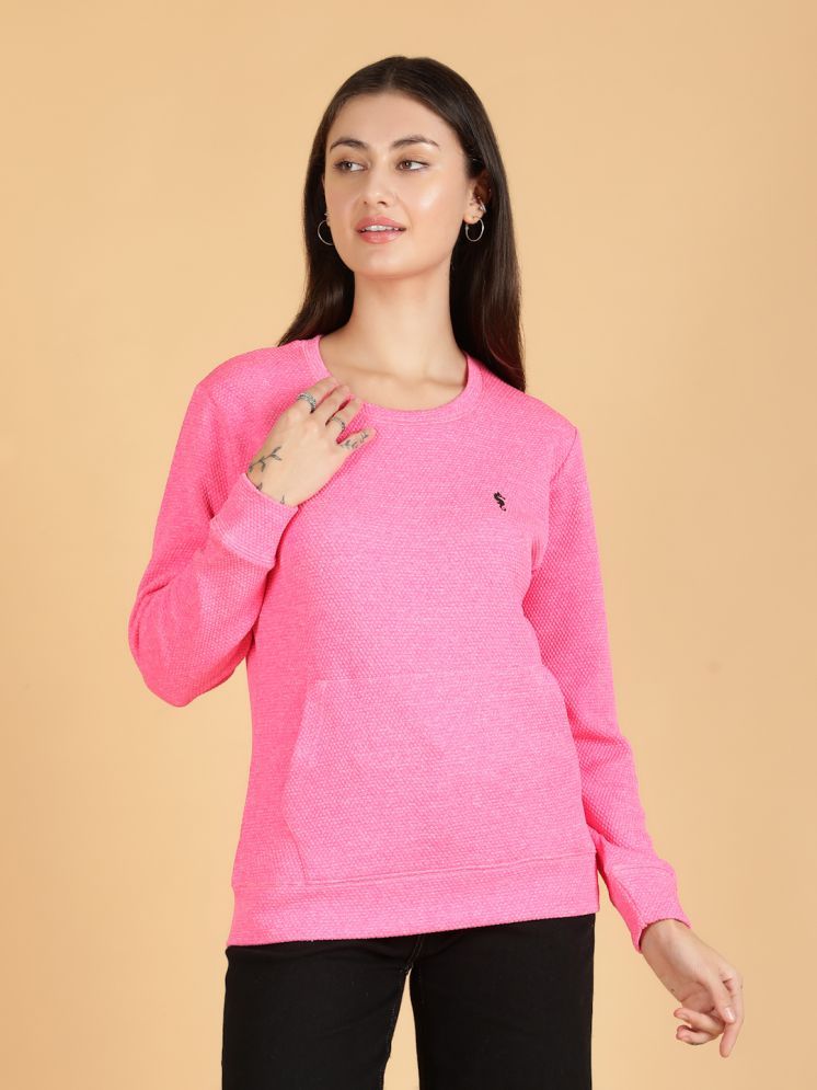     			EPPE Cotton Blend Women's Non Hooded Sweatshirt ( Pink )