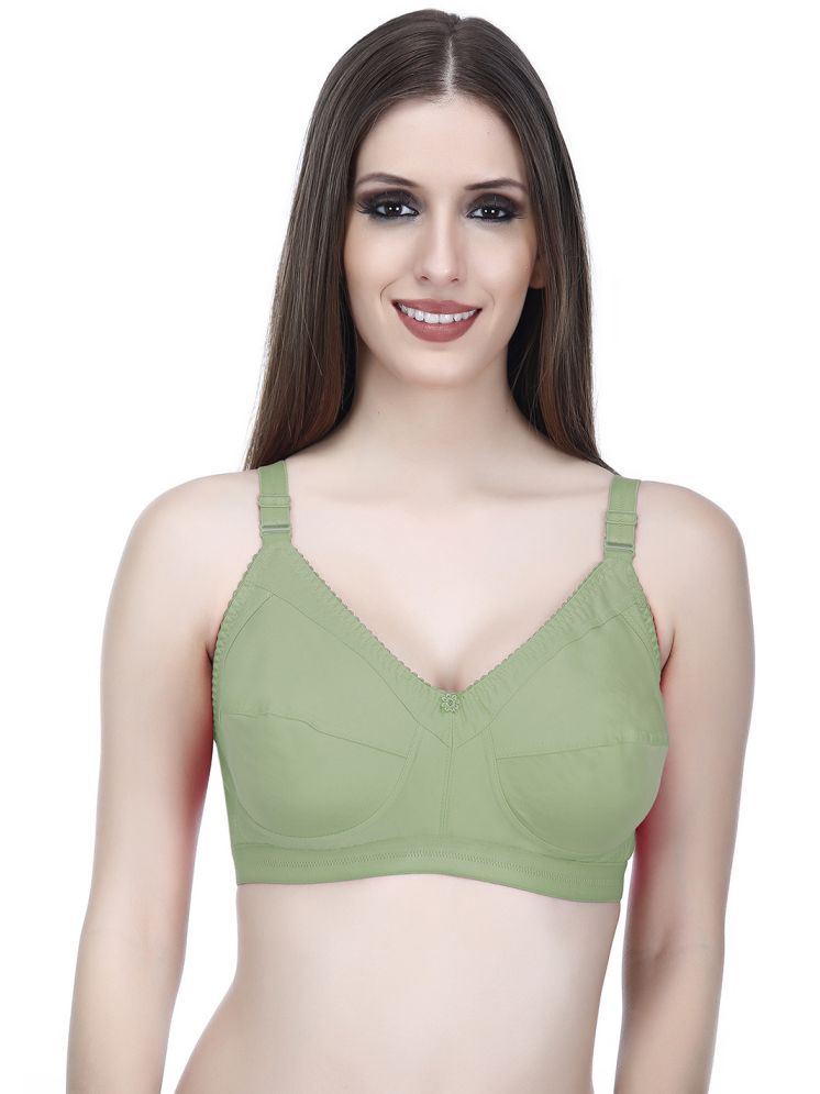     			Elina Pack of 1 Cotton Non Padded Minimizer Bra For Women ( Green )