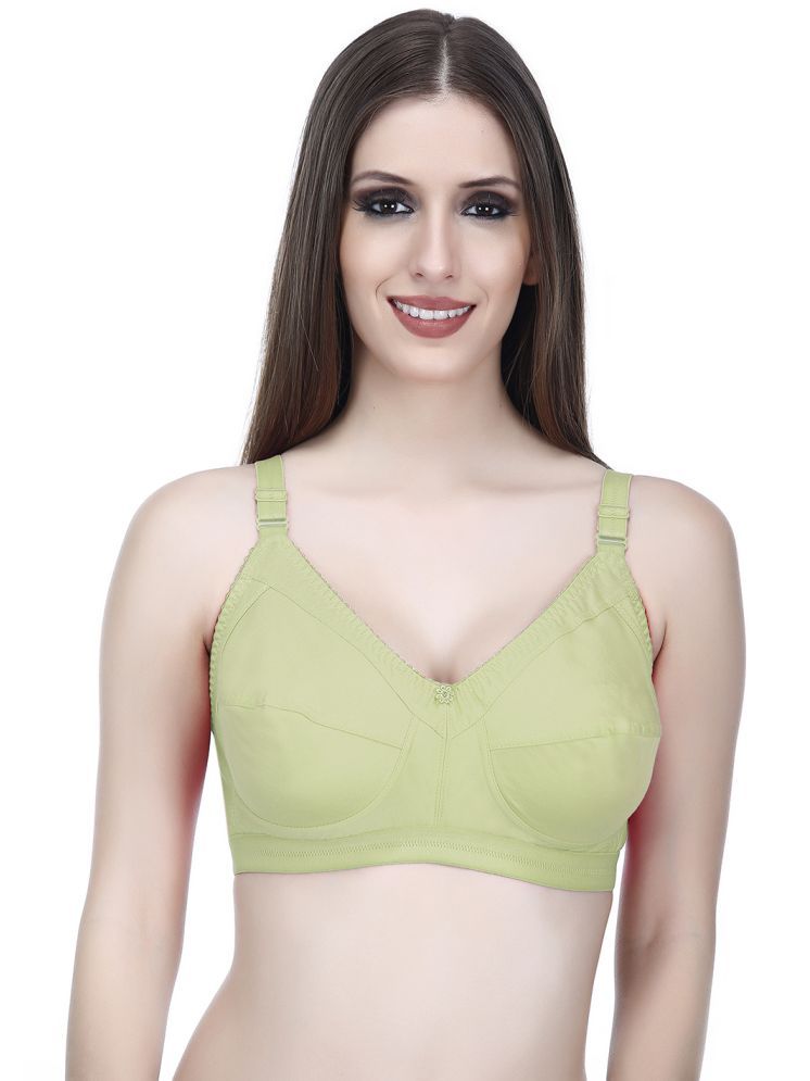     			Elina Pack of 1 Cotton Non Padded Minimizer Bra For Women ( Lime Green )