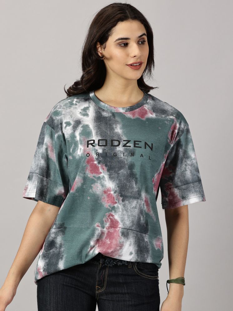     			RodZen Pack of 1 Cotton Women's T-Shirt ( Grey )