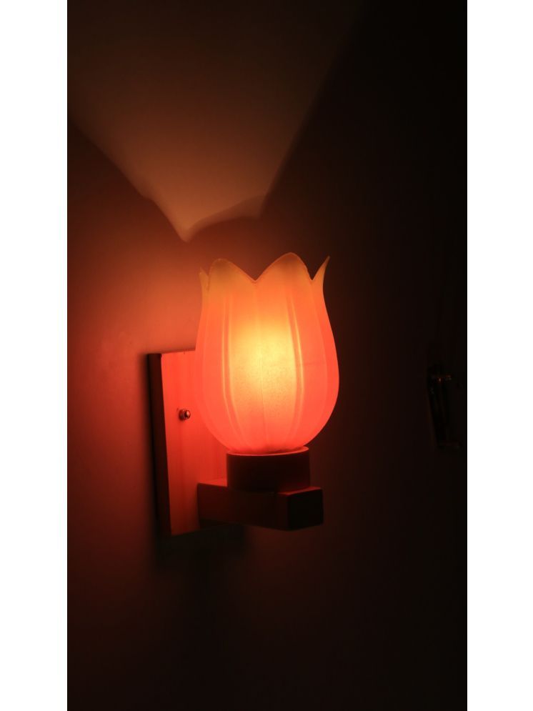     			VAGalleryKing Orange Up Light Wall Lamp ( Pack of 1 )