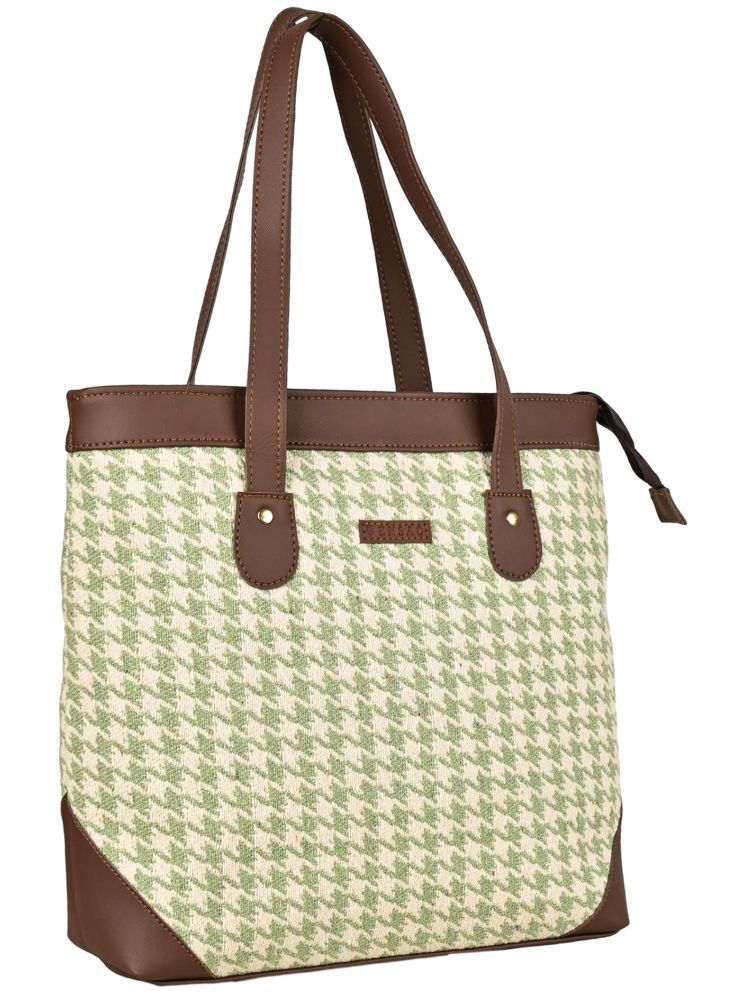     			ENSAC Tote Bag Cotton Set of 1 ( Green )