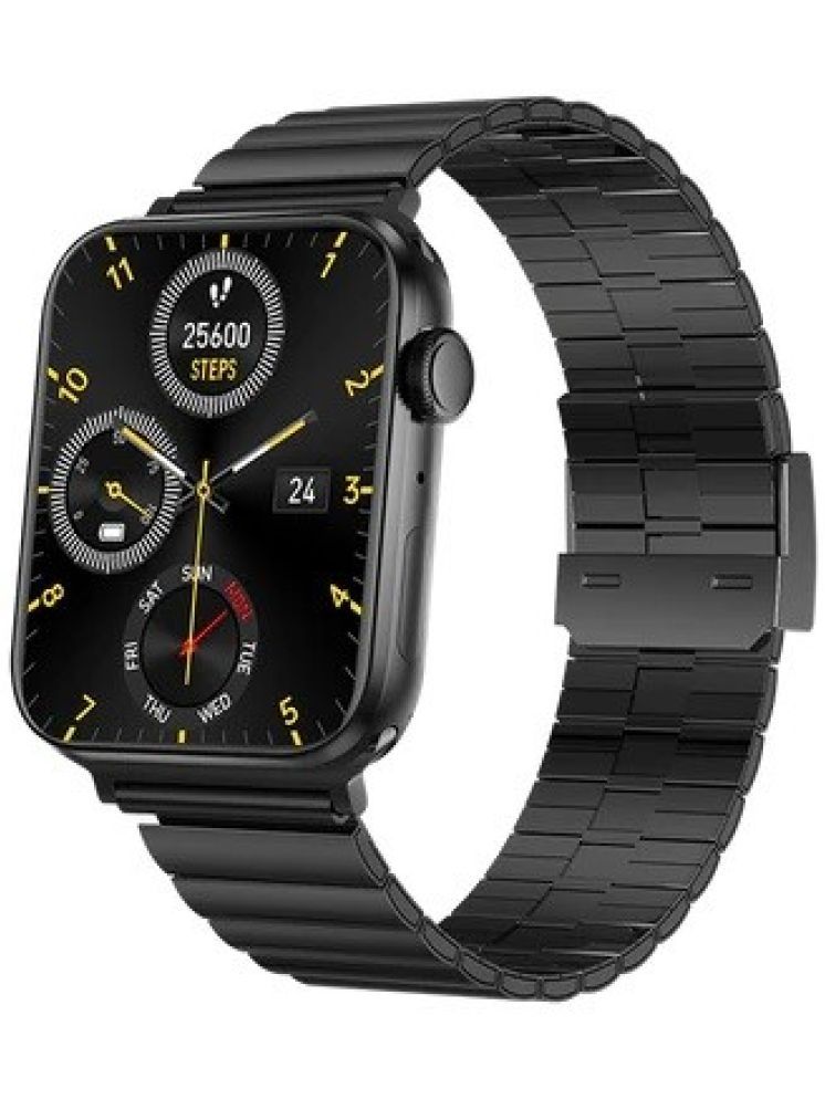     			Fireboltt AMOLED BT Calling Smart Watch with Aluminium Strap Upto 5 days Backup ( Black )