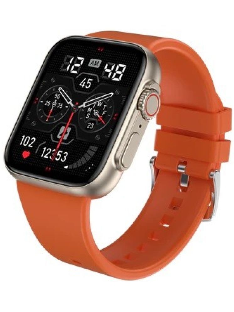     			Fireboltt TFT BT Calling Smart Watch with Silicone Strap Upto 5 days Backup ( Orange )