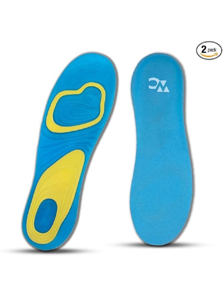     			HINGOL Silicone Gel Insoles Orthotic Arch  (Men UK 8-12) BLUE