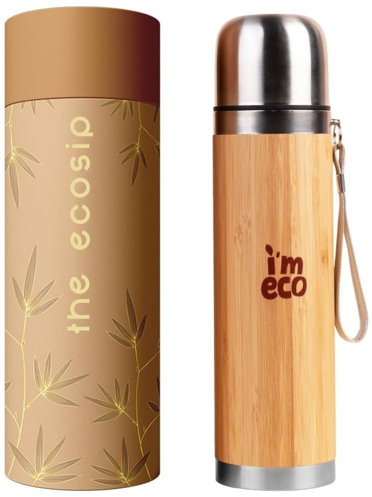     			I'm Eco Thermos Bottle Brown Steel Flask ( 450 ml )