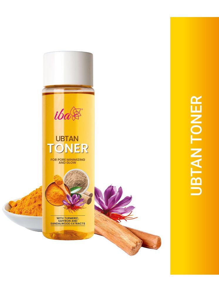     			Iba Ubtan Toner, 130ml with Turmeric, Saffron & Sandalwood extracts For Pore Minimizing and Glow, (Pack of 1)