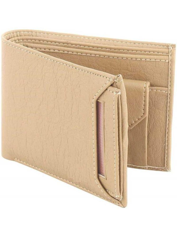     			JND Beige 100% Leather Men's Regular Wallet ( Pack of 1 )