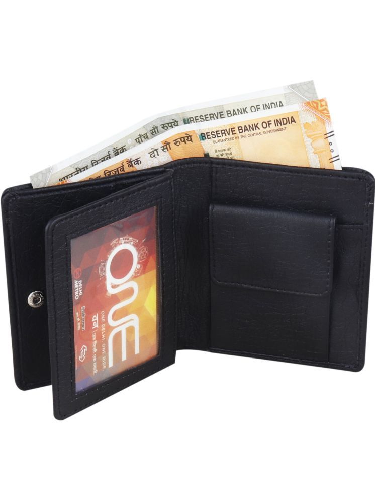     			JND Black 100% Leather Men's Regular Wallet ( Pack of 1 )