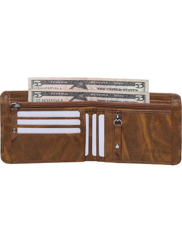     			JND Tan PU Men's Regular Wallet ( Pack of 1 )