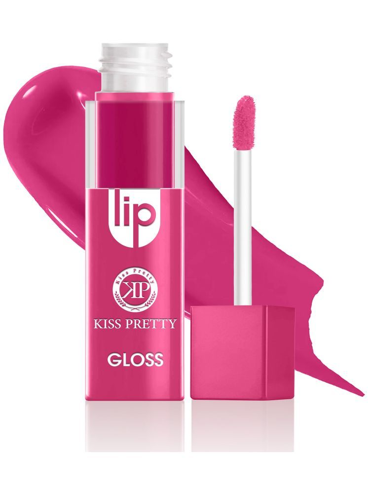     			KISS PRETTY Hot Pink Matte Lipstick 5