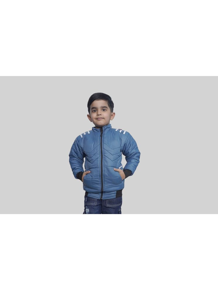     			Kidzee Kingdom Boys Cotton Puffer Jacket ( Blue , Pack of 1 )