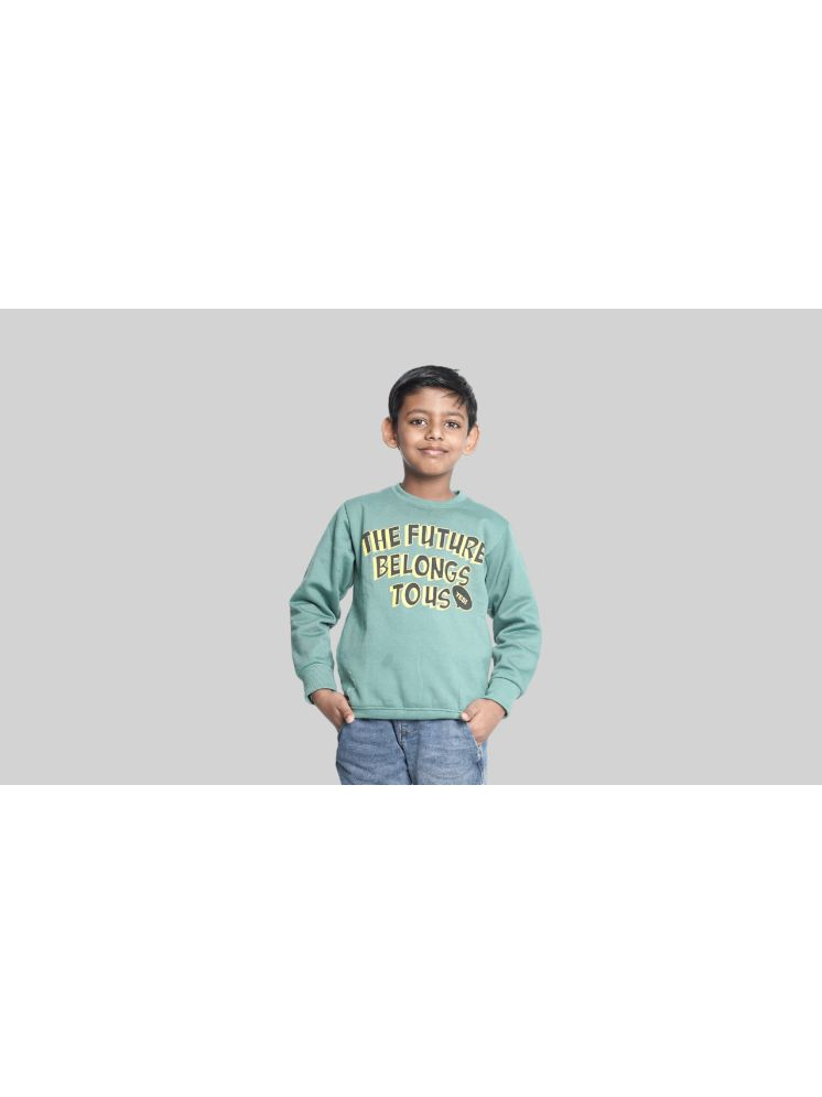     			Kidzee Kingdom Pack of 1 Boys Cotton Blend Sweatshirt ( Light Blue )