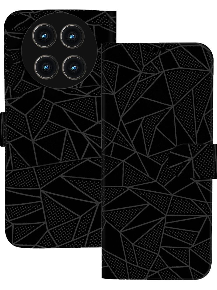     			Knotyy Black Flip Cover Artificial Leather Compatible For RealMe 13 Pro Plus 5G ( Pack of 1 )