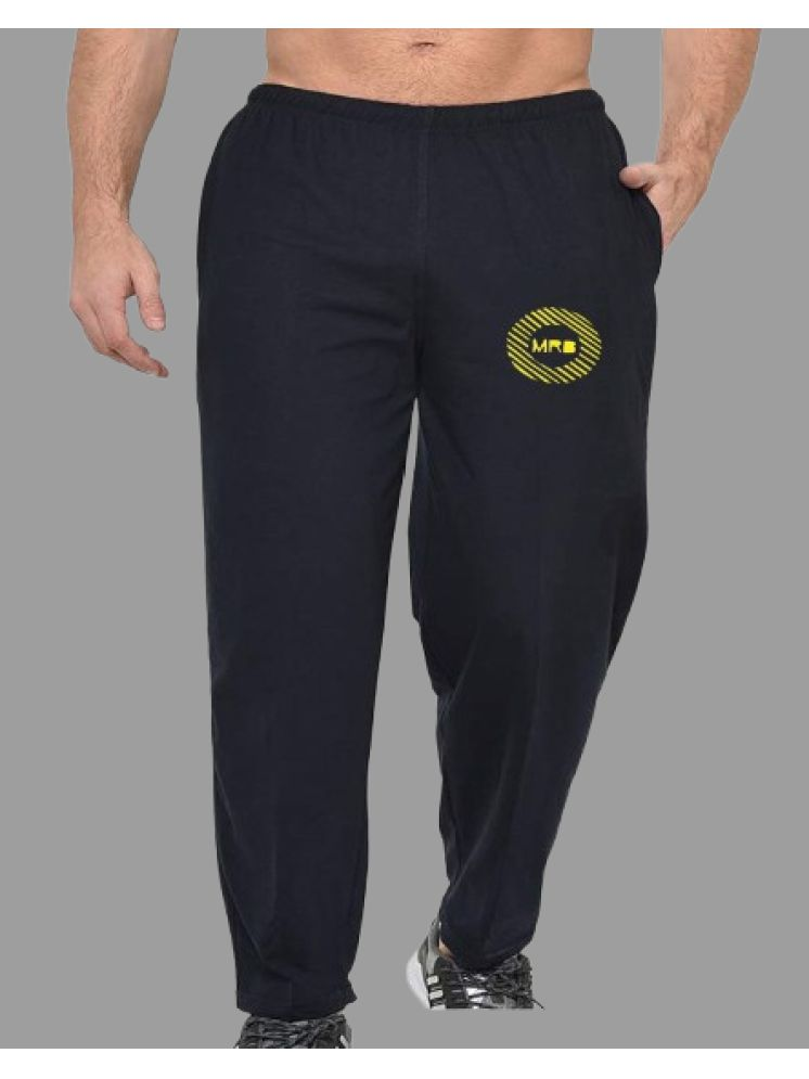     			MRB Black Cotton Blend Men's Trackpants ( Pack of 1 )