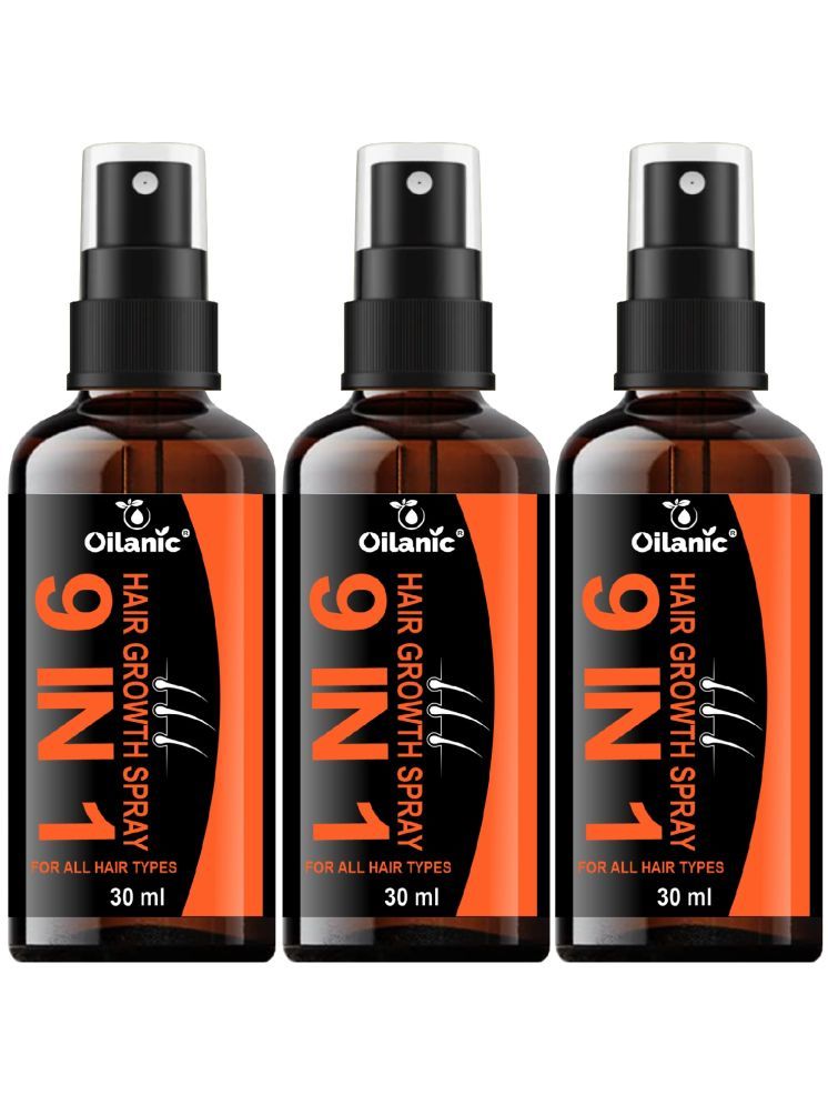     			Oilanic 9in1 HairGrowthSpray Hair Serum 30 mL Pack of 3