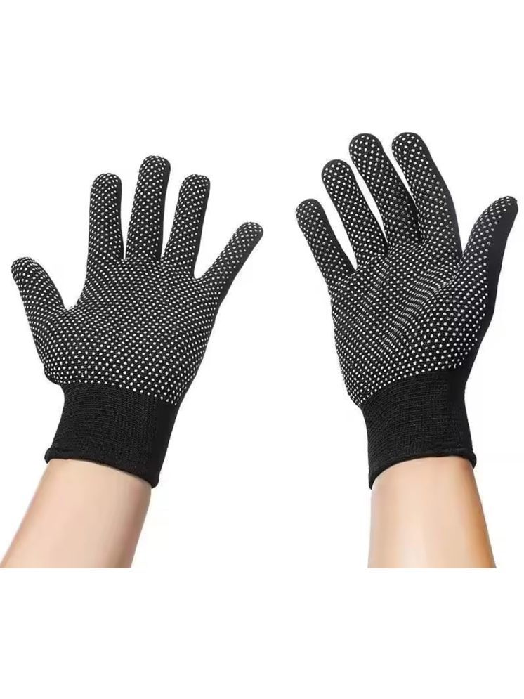     			Shopeleven Black Batting Gloves ( 1 Pair )